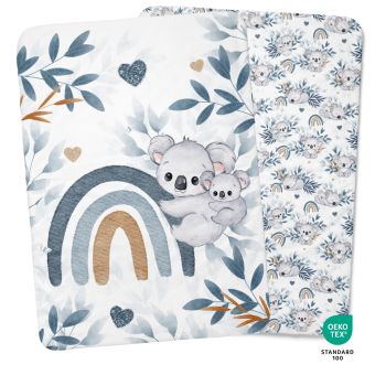 Panneau couverture bébé Koala Bleu 75x100cm