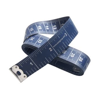 Mètre ruban couture 150 cm - Collection fleurs bleues - Hobby Gift