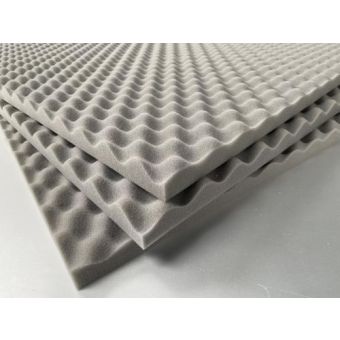 Plaque de Mousse Acoustique 75x200cm Lot de 3