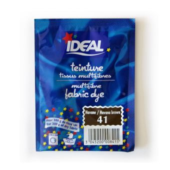 IDEAL - Teinture Textile Multifibres 15 g - Havane