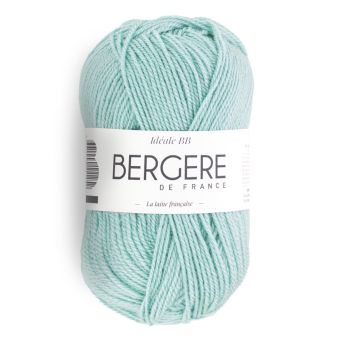 Pelote de laine Bergère de France idéal BB jade N°10999
