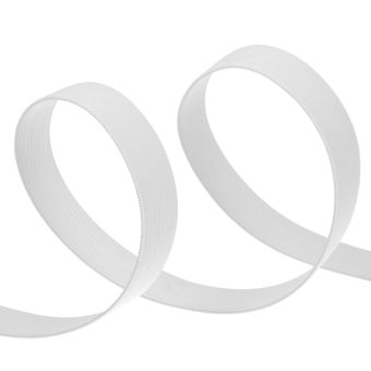 Élastique maille pour ceinture 15mm blanc