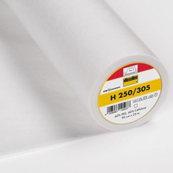 Rouleau 25 mètres entoilage thermocollant Vlieseline H250 blanc