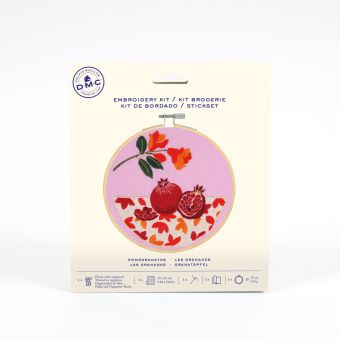 Kit broderie traditionnelle grenade DMC