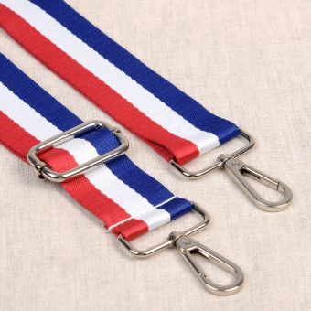 Bandoulière sangle tricolore France 