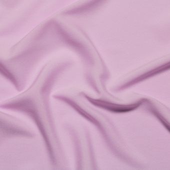 Tissu voile crêpe polyester uni lilas