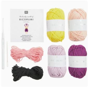 Kit DIY crochet - Poupée pensée - Ricorumi