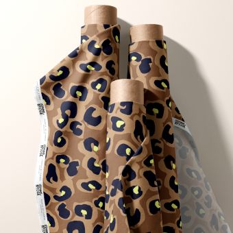 LEONARDO CAMEL TOILE PANAMA AU METRE