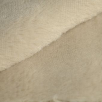 Tissu fausse fourrure Québec naturel
