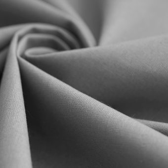 Tissu coton uni Cristina gris