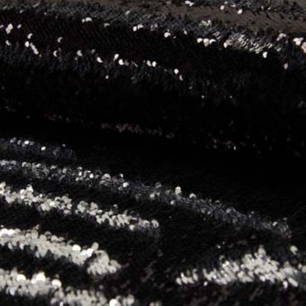 Tissu sequin noir