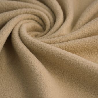 Tissu micro polaire Polly beige