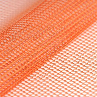 Tissu filet mesh orange
