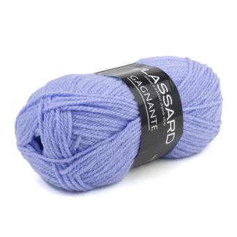 Pelote de fil à tricoter Gagnante violet bleu - Plassard