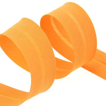 Biais replié 30 mm orange