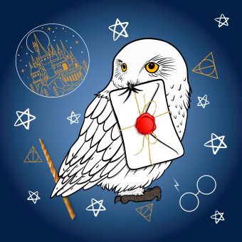 Carré jacquard 4747cm Hedwidge