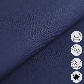 Tissu bâche Sunny uni marine