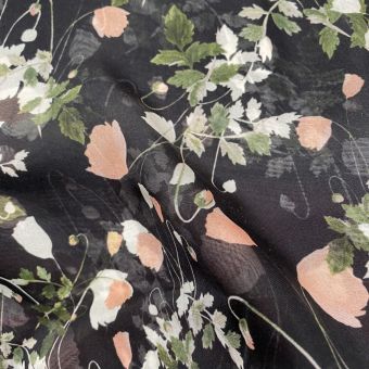 Tissu Liberty soie fleurs