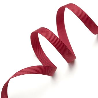 Ruban gros grain bordeaux 9mm