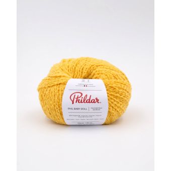 Pelote de fil à tricoter baby doll tournesol - Phildar