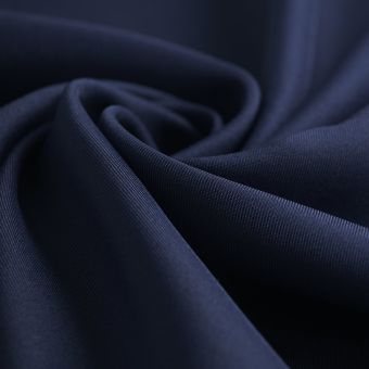 Tissu gabardine polyester homme marine