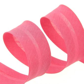 Biais replié 20 mm rose fuchsia
