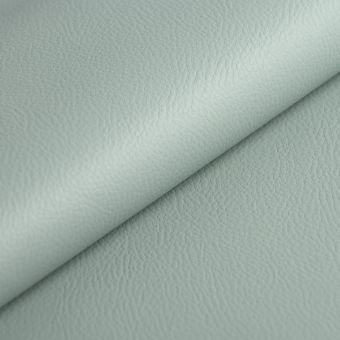 Tissu simili cuir Karia uni bleu brume - Qualité siège