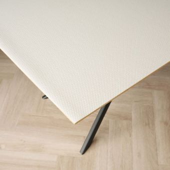 Protection de table Antiglisse Blanc 170 roulée et sans plis