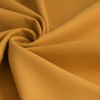 Tissu demi natté coton Bali jaune 