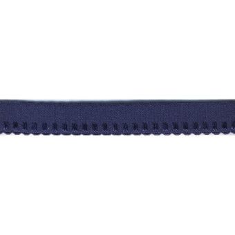 Élastique lingerie mini feston 10mm marine