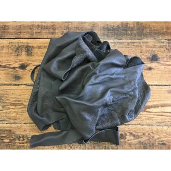 Chutes de cuir de vache - Gris perle