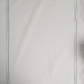 Toile torchon 100% coton écrue rayée grise