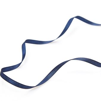 Ruban à broder Marine 4 mm