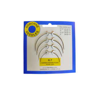 Pochette d'Aiguilles Courbes Extra Fines pour la Tapisserie (Set de 4)