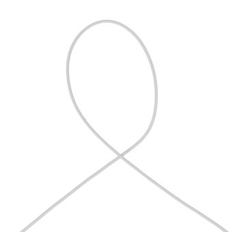 Cordon élastique blanc 1,5 mm