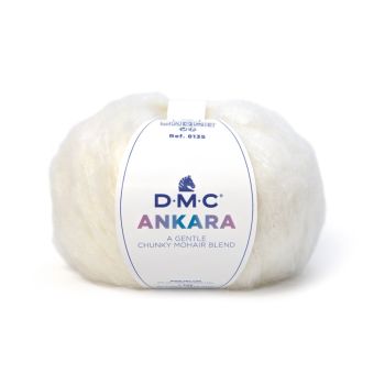 Pelote de fil à tricoter Ankara blanc - DMC