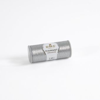 Fil à broder métallisé Diamant Grandé - Argenté