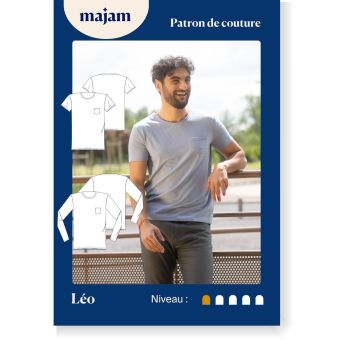 Patron couture t-shirt / pull Leo - Taille : 34 à 48