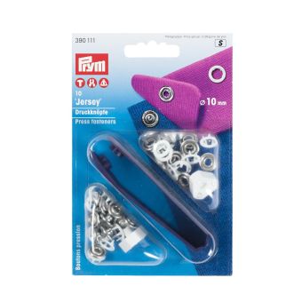Boutons pression pour jersey 10 mm
