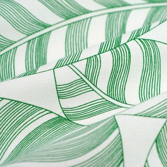 Toile outdoor feuillage déperlante vert