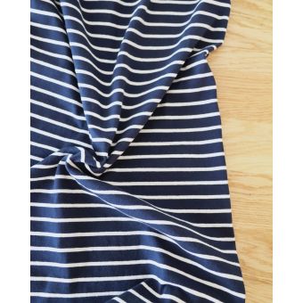 Marinière - coton et chanvre - 2 m x laize 145 cm