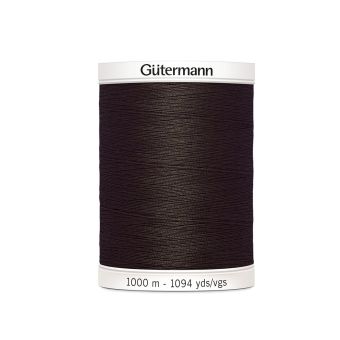Bobine de fil pour tout coudre Gütermann - Marron - COL 696