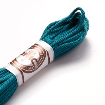Fil à broder retors mat bleu - COL 2132