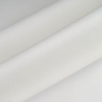 Tissu satin de coton uni blanc