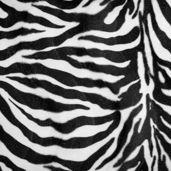 Tissu velboa zèbre
