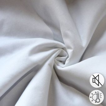 Tissu linette molletonnée phonique et thermique