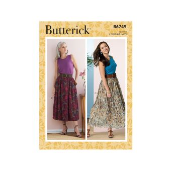 Patron Butterick B6749Y Pantalon,Jupe Femme XS à M