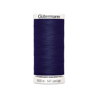 Bobine de fil pour tout coudre Gütermann - Bleu foncé - COL 310