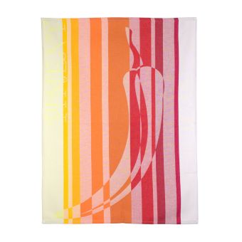 Torchon de cuisine jacquard RICKY Orange