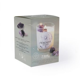 KIT DIY BOUGIE LITHOTHERAPIE AMETHYSTE